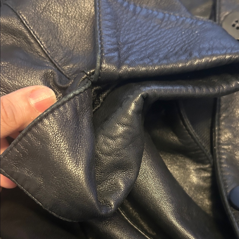 Remy trench coat made eith Genuine Italian lamb - Picture 5 of 14